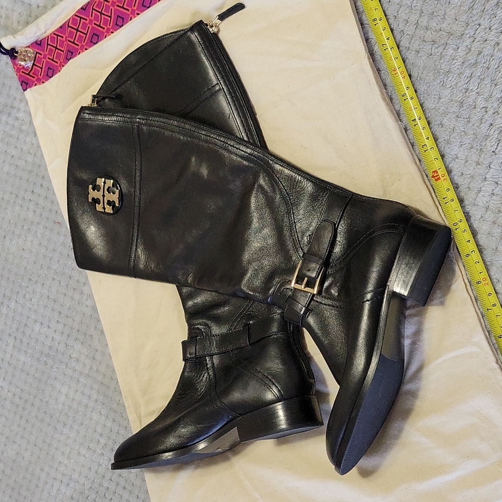 TORY BURCH BLACK BOOTS